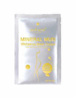 Kem tắm trắng bùn khoáng thiên nhiên và tinh chất sen trắng Sakura Dead Sea Mineral Mud Whitening Mask Cream