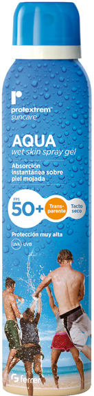 Xịt chống nắng Repavar Protextrem Suncare Aqua Wet Skin Spray Gel SPF 50+