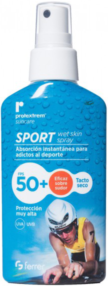 Xịt chống nắng dạng nước dành khi chơi thể thao Repavar Protextrem Suncare Sport Wet Skin Spray SPF 50+