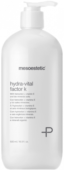 Kem dưỡng ẩm da Mesoestetic Hydra Vital Factor K 500ml
