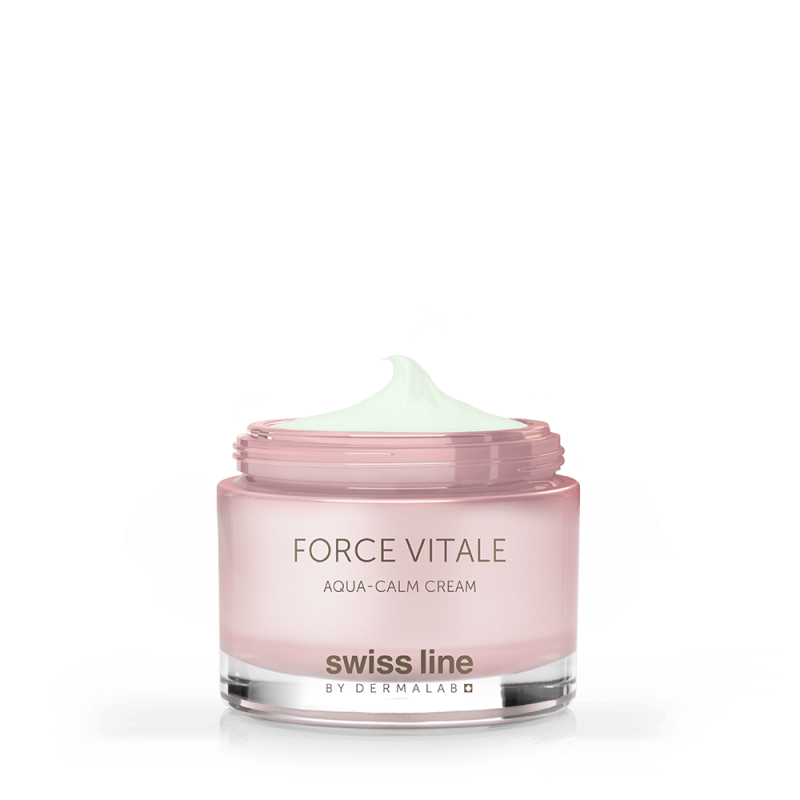 Kem phục hồi da nhạy cảm, dị ứng da Swissline Force Vitale Aqua - Calm Cream