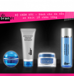 Bộ chăm sóc Dr.Brandt dành cho da dầu se khít lỗ chân lông