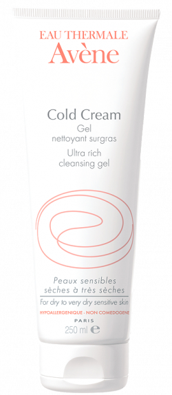 Gel rửa mặt và tắm cho da khô Avène Cold Cream Ultra Rich Cleansing Gel