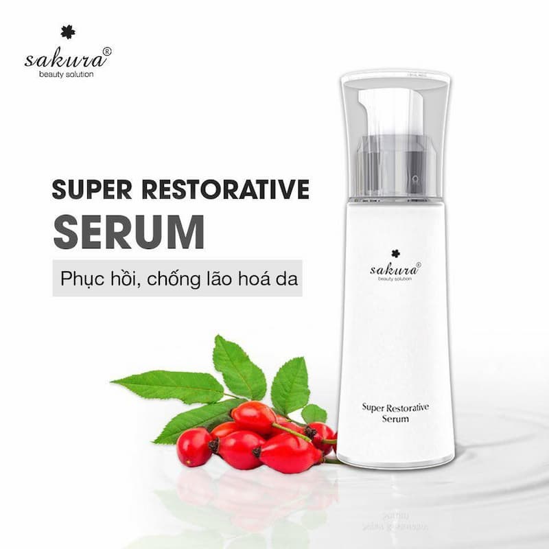 Serum phục hồi da chống lão hoá Sakura Super Restorative Serum