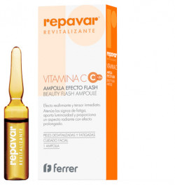 Dung dịch Vitamin C làm sáng da và chống lão hóa Repavar Revitalizante Beauty Flash Ampoules 1 ống
