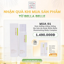 Kem dưỡng trắng chống lão hóa da toàn thân Bella Belle Illuminating Body Complex
