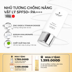 Nhũ tương chống nắng vật lý Sakura Physical Daily Defense SPF 50+ PA ++++ 60g