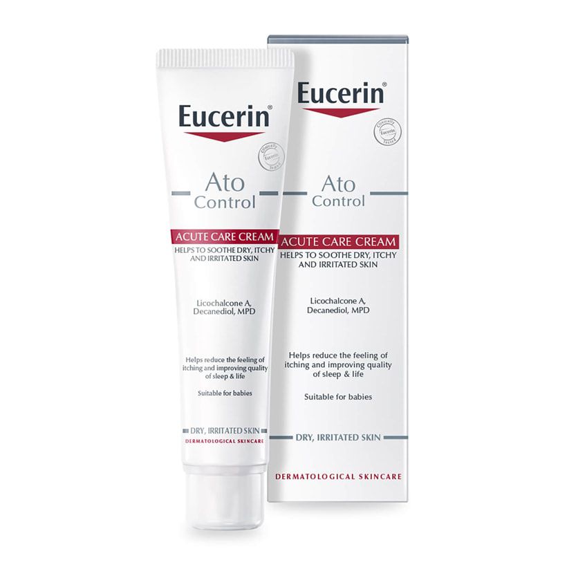 Kem dưỡng giảm ngứa đỏ da Eucerin AtoControl Acute Care Cream
