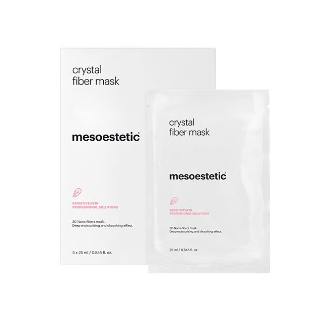 Mặt nạ dưỡng ẩm, tái tạo làn da Mesoestetic Post-peel Crystal Fiber Mask