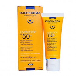 Kem chống nắng cho da nhạy cảm không màu Isis Pharma Uveblock SPF50 Invisible