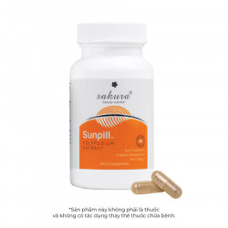 Viên uống chống nắng sinh học toàn thân Sakura Sunpill