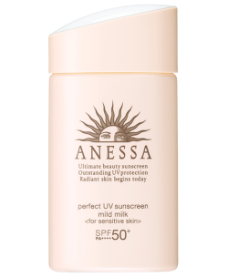 Sữa chống nắng dịu nhẹ cho da nhạy cảm Anessa Perfect UV Sunscreen Mild Milk SPF 50+ PA++++