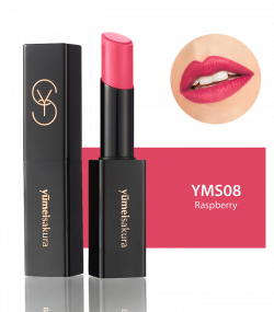 Son Lì Matte Revolution Yumeisakura Raspberry YMS08 - Hồng nguyên bản