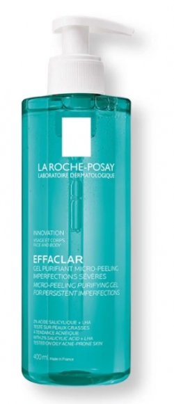 Gel rửa mặt và tắm La Roche-Posay Effaclar Micro-Peeling Purifying Gel