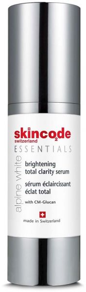Tinh chất dưỡng trắng da Skincode Essentials Alpine White Brightening Total Clarity Serum