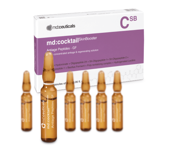 Serum tái tạo và ngăn ngừa lão hóa da Md:ceuticals Md:Cocktail SkinBooster Antiage Peptides