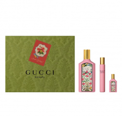 Set nước hoa Gift Set Gucci Flora Gorgeous Gardenia EDP Xmas 2021 3pcs
