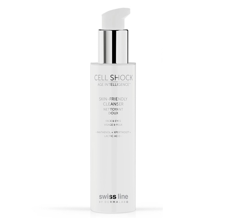 Gel rửa mặt làm sạch tinh khiết Swissline Cell Shock Skin-Friendly Cleanser