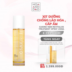 XỊT DƯỠNG CHỐNG LÃO HÓA , CẤP ẨM, PHỤC HỒI DA SAKIREI NMN REVITALIZE TREATMENT SPRAY