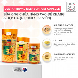 Viên Uống Sữa Ong Chúa Costar Royal Jelly Soft Gel Capsules