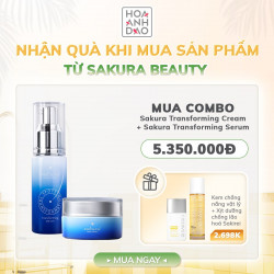Bộ sản phẩm giảm nám Sakura Transforming Serum & Cream