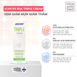 Kem giảm mụn Acne Rx Triple Cream