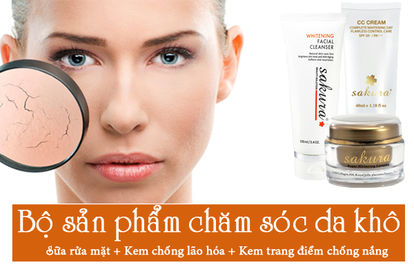 Mỹ phẩm cần thiết cho da khô