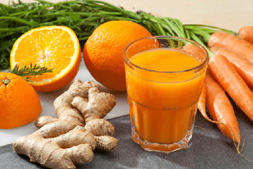 Da đẹp mịn màng nhờ sinh tố cà rốt