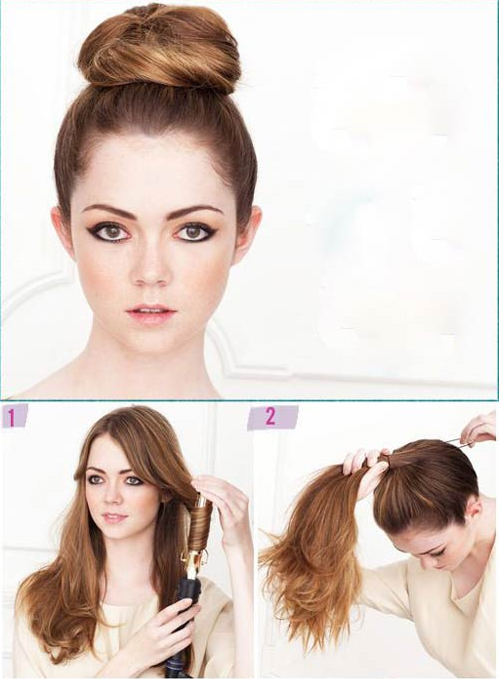 Đủ kiểu biến tấu với tóc búi cho mùa đông sôi động