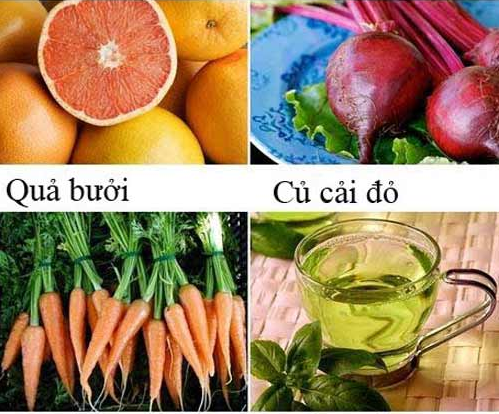 Các thực phẩm làm sạch gan cho da trắng mịn, hết mụn