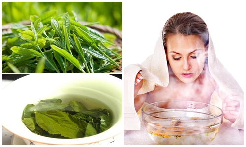 Da sạch mụn, trắng mịn chỉ bằng cách xông hơi với 1 nắm lá bưởi và tía tô