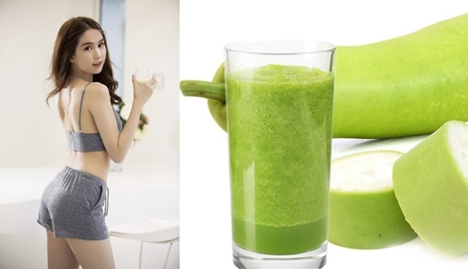 Triệt tiêu mỡ bụng nhờ uống 1 cốc nước bầu mỗi ngày