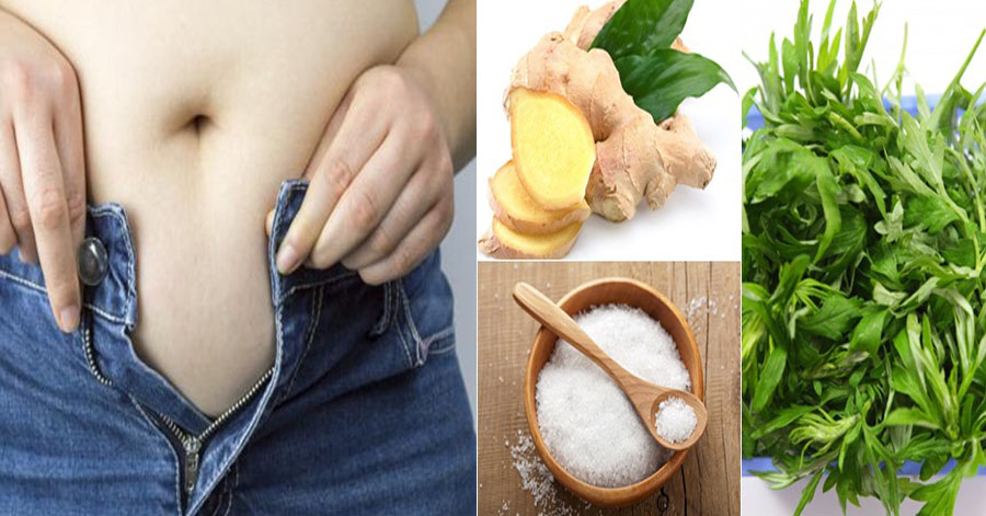 Đánh tan lớp mỡ bụng cứng đầu nhờ áp dụng công thức từ lá ngải cứu
