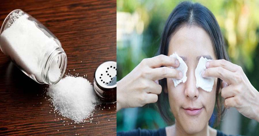 Quầng thâm và bọng mắt sẽ “một đi không trở lại” chỉ sau 5 phút với 1 thìa muối nhỏ