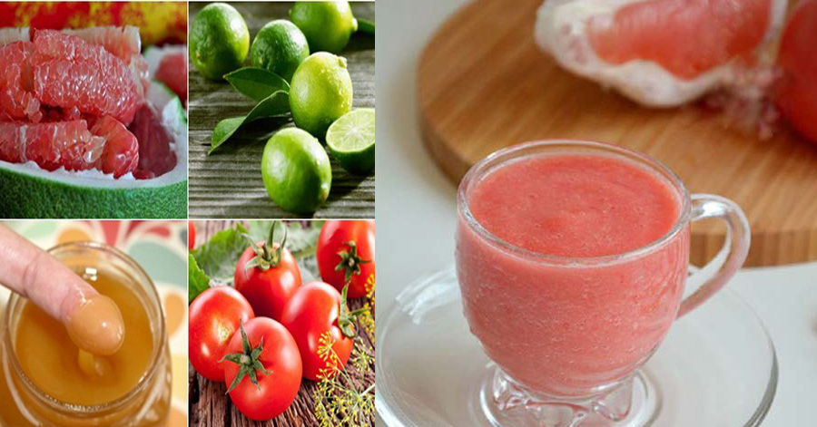 Xay nhuyễn 1 quả cà chua + 3 múi bưởi, công thức giảm cân tuyệt vời nhất