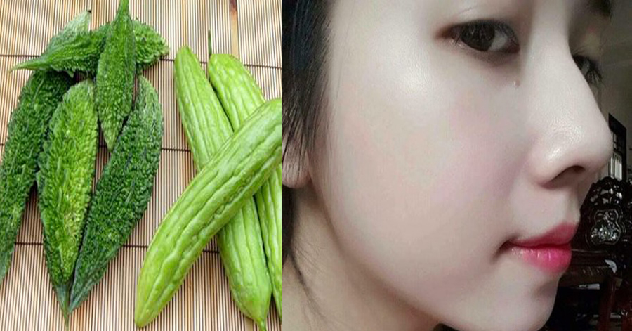 Ép mướp đắng lấy nước rồi đông đá, chà đến đâu mụn lặn đến đó ngay