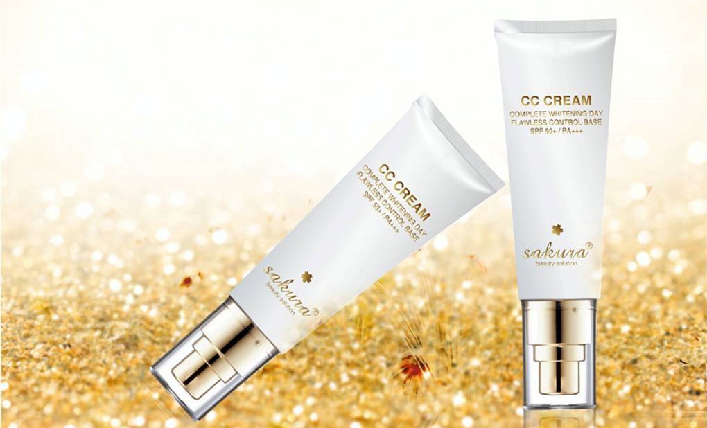 REVIEW KEM TRANG ĐIỂM SAKURA CC CREAM FLAWLESS CONTROL BASE