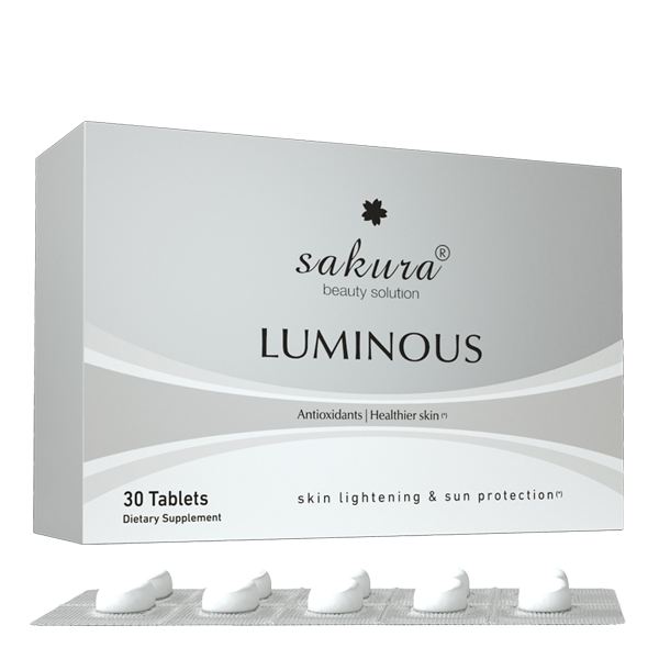 Viên uống trắng da cà chua trắng Sakura Luminous