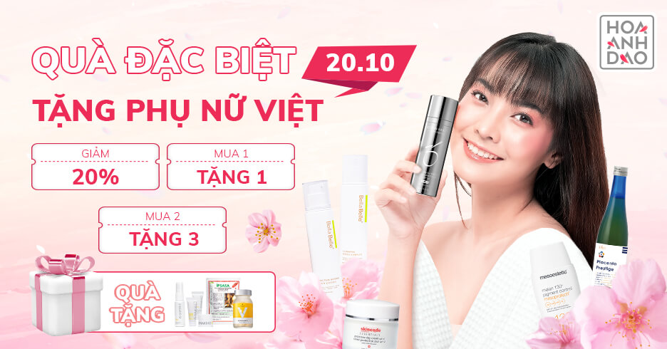 ƯU ĐÃI THÁNG 10: QUÀ ĐẶC BIỆT TẶNG PHỤ NỮ VIỆT