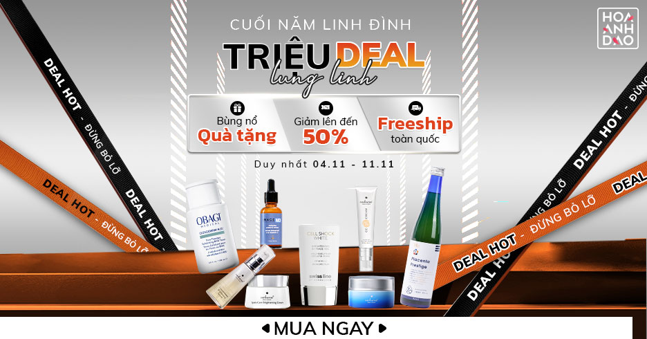 MỞ MÀN THÁNG 11 RỰC RỠ: MỸ PHẨM HOA ANH ĐÀO TUNG LOẠT DEAL KHỦNG!