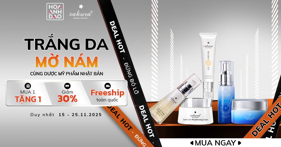 TRẮNG DA, MỜ NÁM CÙNG DƯỢC MỸ PHẨM CAO CẤP NHẬT BẢN