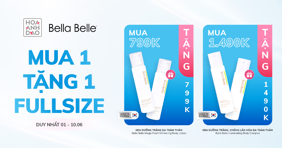 MUA 1 TẶNG 1 FULLSIZE - ƯU ĐÃI DÀNH CHO PHÁI ĐẸP