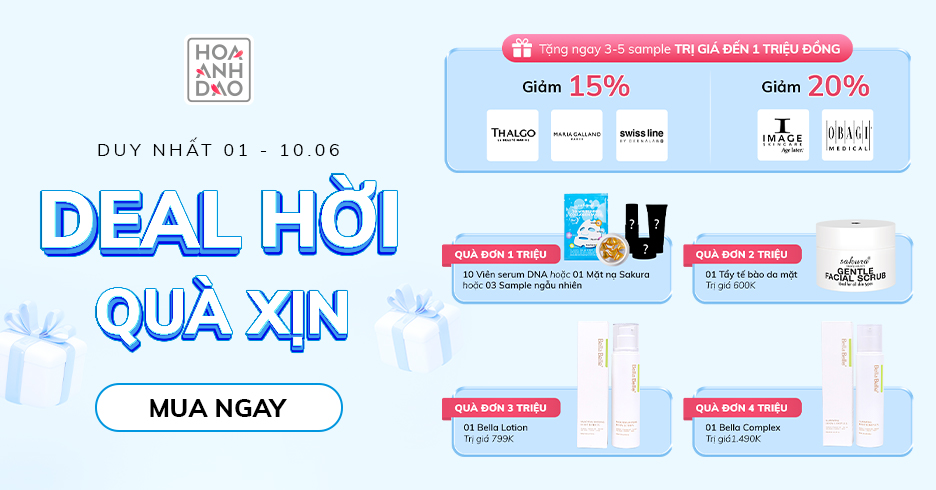 DEAL HỜI – QUÀ XỊN: ĐẠI TIỆC ƯU ĐÃI THƯƠNG HIỆU CAO CẤP
