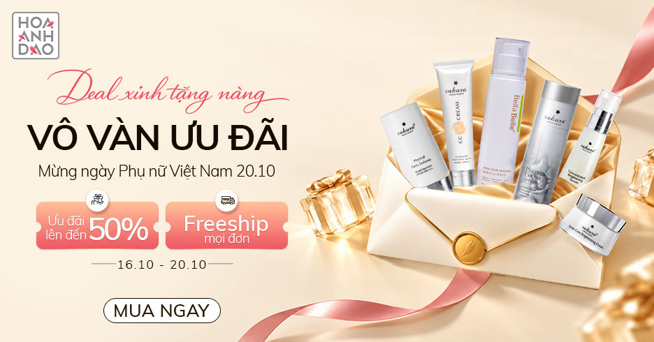 DEAL XINH TẶNG NÀNG – VÔ VÀN ƯU ĐÃI | MỪNG NGÀY PHỤ NỮ VIỆT NAM 20.10