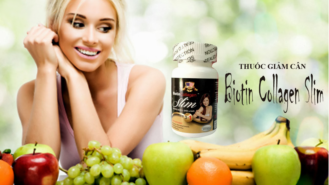 Viên uống giảm cân Biotin Collagen Slim