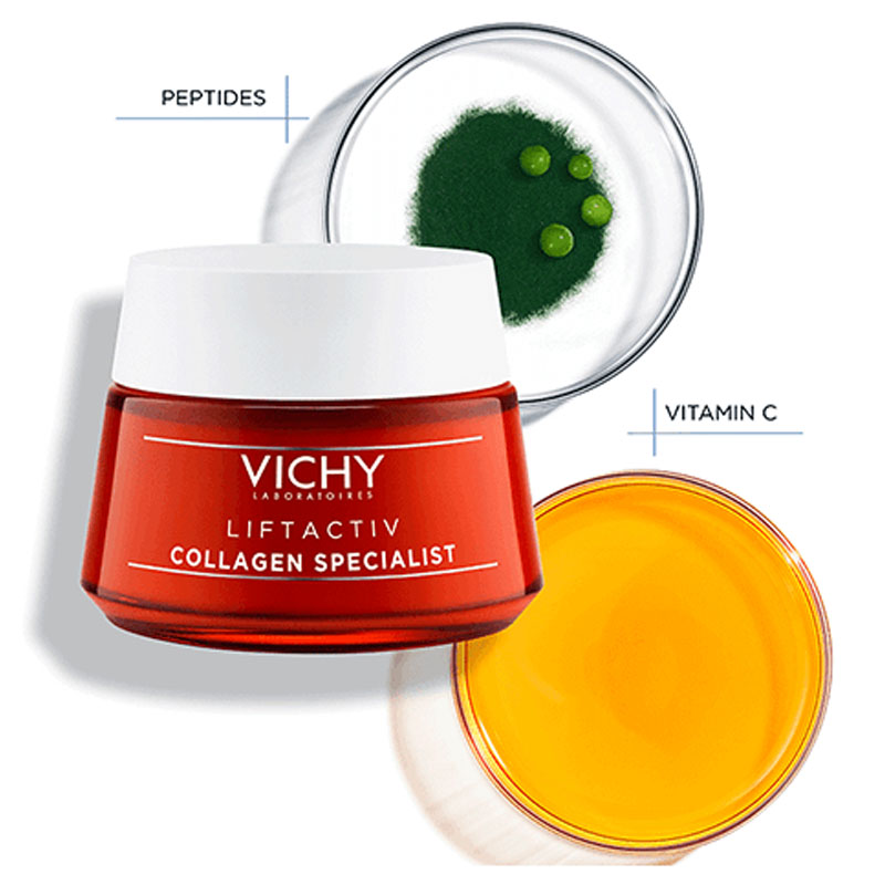 Kem Collagen dưỡng sáng và giảm các dấu hiệu lão hóa chuyên sâu Vichy Lift Day Collagen