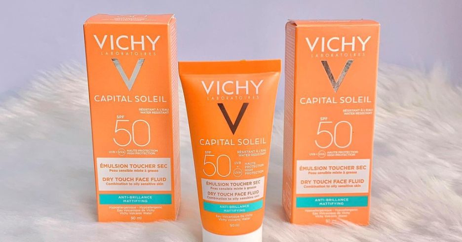 Vichy Capital Soleil Emulsion Toucher Face Fluid