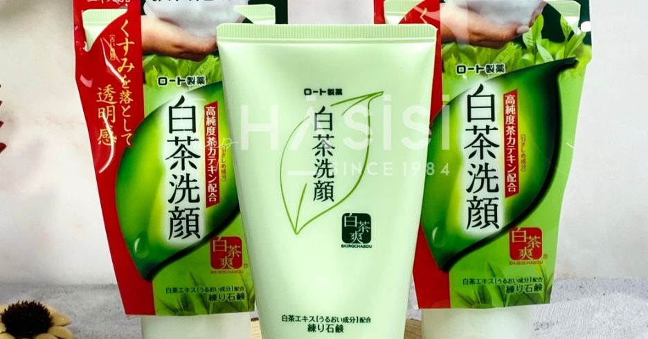 Sữa rửa mặt trà xanh Nhật Rohto Shirochasou Green Tea